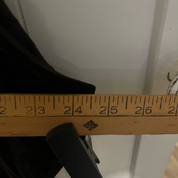 Taylor Dresses Halter Side Slit Chocolate Brown Velvet Gown - Picture 6 of 13